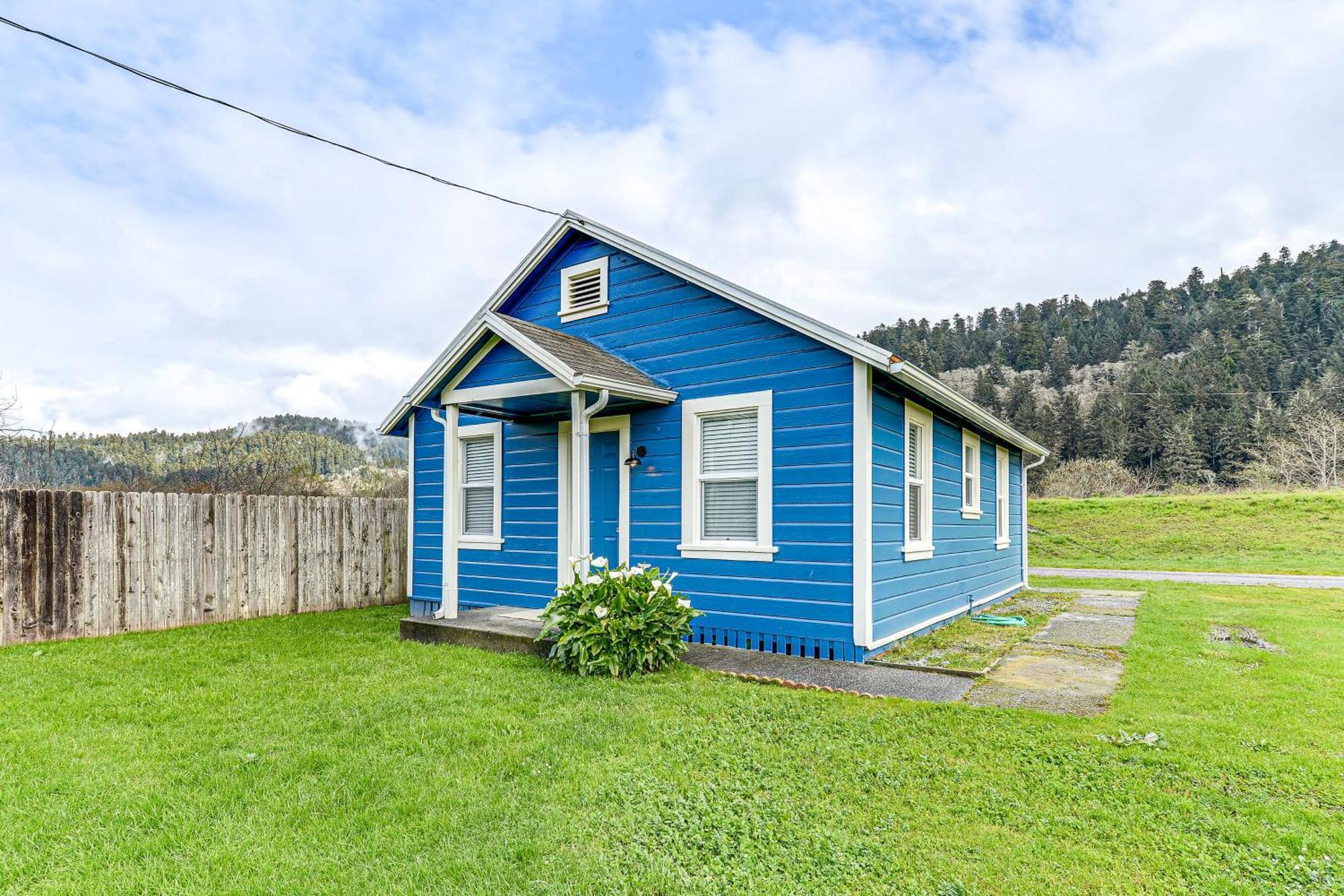 Cozy Norcal Cottage 2 Mi To Redwoods And Beaches! Orick Exteriér fotografie